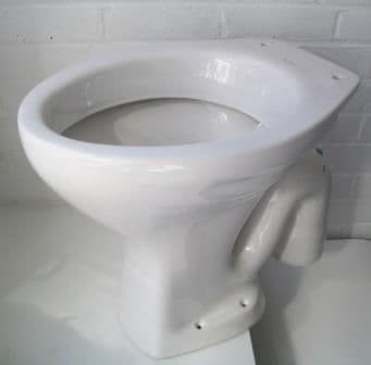 Low Level Toilet Pan S Trap Down Facing Outlet - 05005350