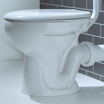 Low Level Toilet Pan White with Horizontal Outlet - 05005330