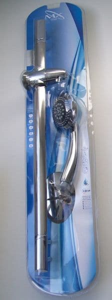 Luxury Slim Bar 6 Spray Shower Rail Riser Kit - 50300693