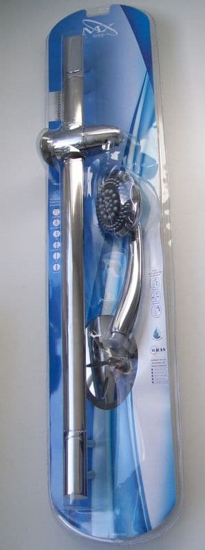Luxury Slim Bar 6 Spray Shower Rail Riser Kit - 50300693