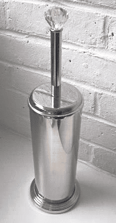 Luxury Steel Floor Standing Toilet Brush Holder - 01037110