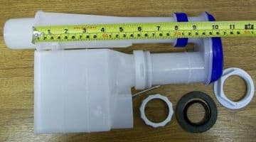 Macdee Metro 3 Piece Square Toilet Cistern Syphon - 08001191