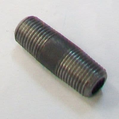 Malleable Black Iron 1/4 inch Tapered Barrel Nipple - 22000293