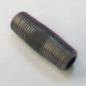 Malleable Black Iron 1/4 inch Tapered Barrel Nipple - 22000293