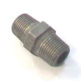Malleable Black Iron 1/8 inch Nipple - Parallel Hex - 22000300