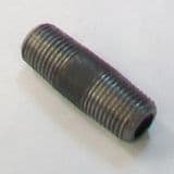 Malleable Black Iron 1/8 inch Tapered Barrel Nipple - 22000292