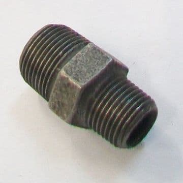 Malleable Black Iron 1 x 3/4 inch Reducing Nipple - 22000390