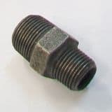 Malleable Black Iron 3/4 x 1/2 Reducing Nipple - 22000380