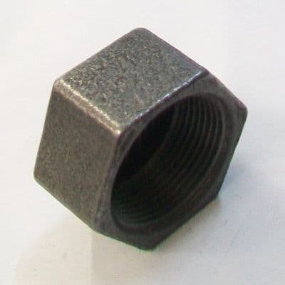 Malleable / Black Iron Cap 1 inch BSP - 22000150