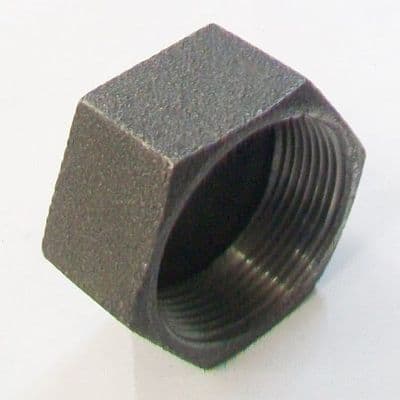 Malleable / Black Iron Cap 1.1/2 inch BSP - 22000170