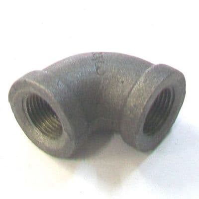 Malleable Black Iron Elbow 1/4 Female to Female - 22000180