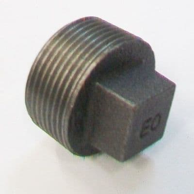 Malleable Black Iron Plug 1.1/4 inch BSP - 22000450