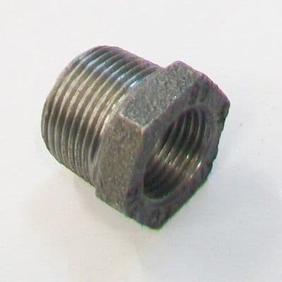 Malleable Black Iron Threaded Bush 1/2 to 3/8 - 22000030