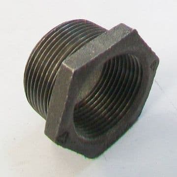 Malleable Black Iron Threaded Bush 1.1/2 to 1.1/4 - 22000100