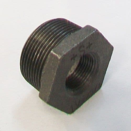 Malleable Black Iron Threaded Bush 1.1/2 to 3/4 - 22000070