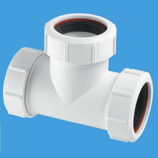 McAlpine 1.1/2 - 40mm Compression Slip Tee V1MX - 38004046