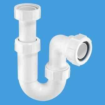 McAlpine 1.1/2 Height Adjustable Kitchen Sink P Trap