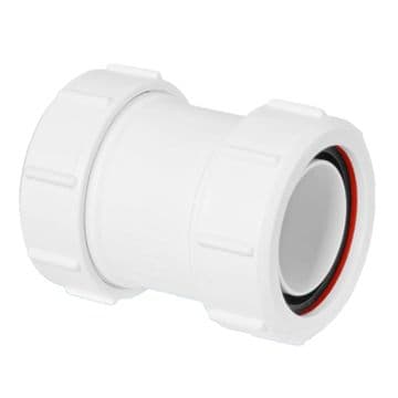 McAlpine 1.1/2 Compression Waste Pipe Coupling T28M - 38004006