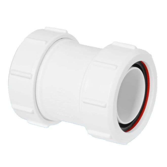McAlpine 1.1/2 Compression Waste Pipe Coupling T28M - 38004006