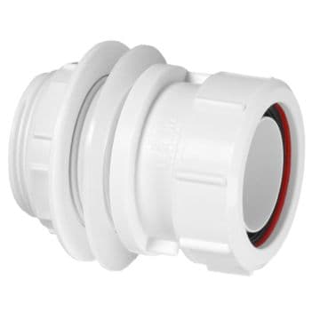 McAlpine 1.1/2 Compression Waste Pipe Tank Connector T11M - 38004009