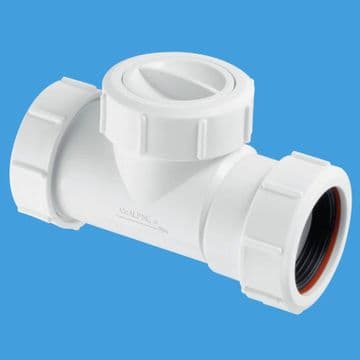 McAlpine 1.1/2 Waste Compression Non Return Valve T28M-NRV - 39004005