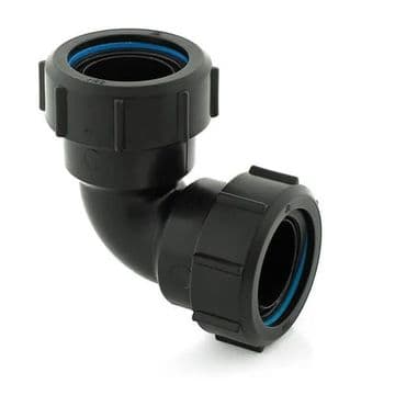 McAlpine 1.1/4 -32mm Black Compression Pipe Bend MS4-BL - 38003216