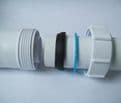 McAlpine 1.1/4 - 32mm Pipe Black Compression Coupling S28M-BL - 38003215