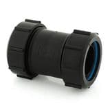 McAlpine 1.1/4 - 32mm Pipe Black Compression Coupling S28M-BL - 38003215