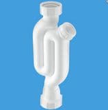 McAlpine 1.1/4 Basin Pedestal Straight Through Trap X10 - 40003210