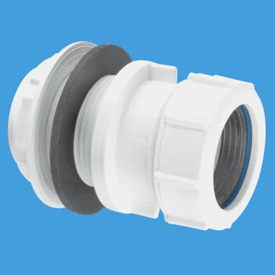 McAlpine 1.1/4 Basin Waste Pipe Tank Connector S11M