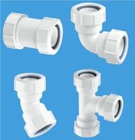 McAlpine 1.1/4 Compression Waste Pipe Fittings