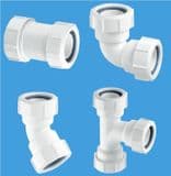 McAlpine 1.1/4 Compression Waste Pipe Fittings