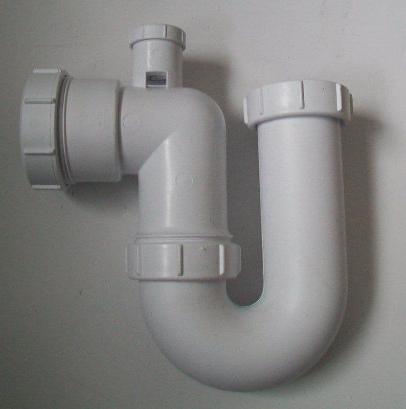 McAlpine 2 inch 50mm P Trap with Antivac SE10V 40005004 Plumbers