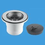 McAlpine 2 inch Centre Pin Sink Bath Waste BSW21PC - 39000022