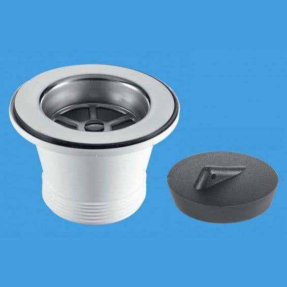 McAlpine 2 inch Centre Pin Sink Bath Waste BSW21PC - 39000022