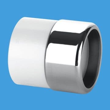 McAlpine 32/35mm Chrome to 1.1/4 inch ABS Adapter ABS32/35G-CB - 68028064