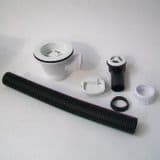 McAlpine 70mm White Kitchen Sink Waste and Overflow - 39003217