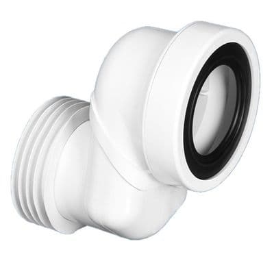 McAlpine 80mm Offset Toilet Pan Connector - 40005098