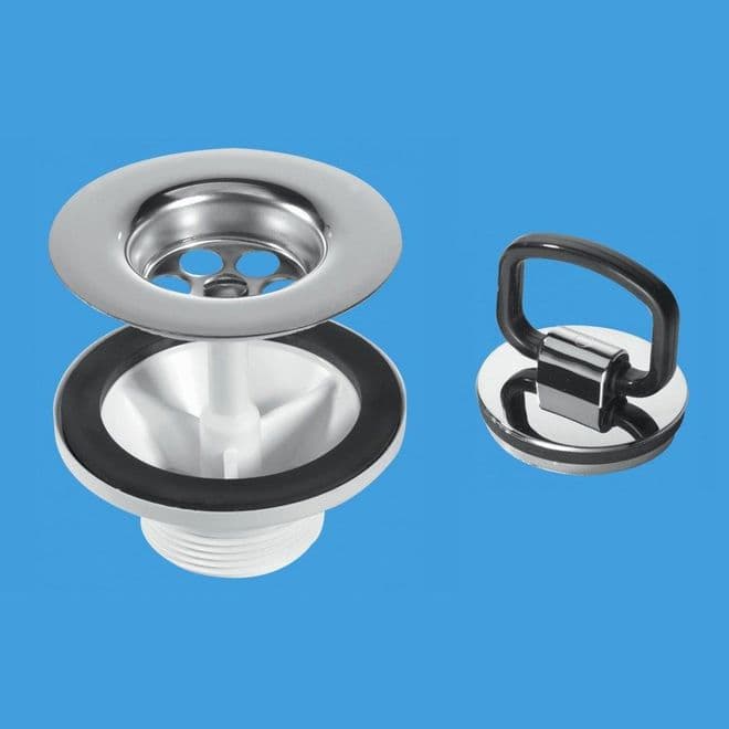McAlpine 85mm Flange Belfast / Butler Sink Waste BSW6CP2H - 42004004