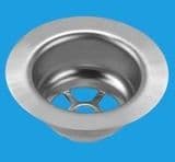 McAlpine 85mm Mini Basket Strainer Waste Flange - 39004050