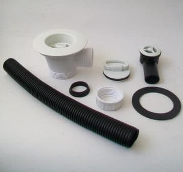 McAlpine 85mm White Kitchen Sink Waste and Overflow - 39003218