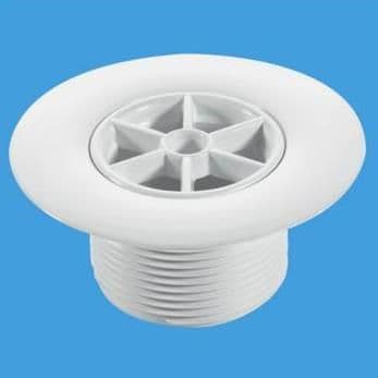 McAlpine 85mm White Shower Flange Long Thread - 39000027