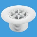 McAlpine 85mm White Shower Flange Long Thread - 39000027