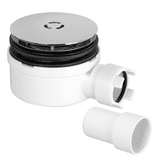 McAlpine 90mm Chrome Slim Shower Trap ST90CB10-53 - 40004061