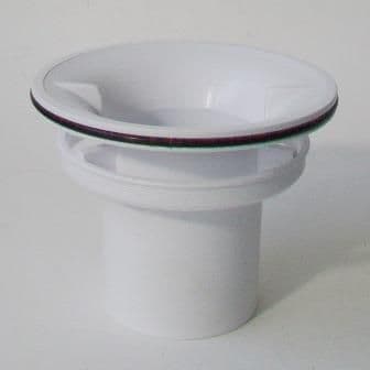 McAlpine 90mm Domed Top Shower Trap Insert Tube - 39003230 - Plumbers ...