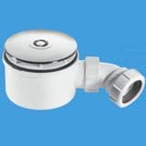 McAlpine 90mm Shower Trap CP Plastic Top ST90CP10-70 - 39000154