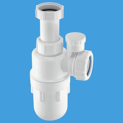 McAlpine Anti-Vacuum 1.1/4 Adjustable Bottle Trap A10AV - 40003200