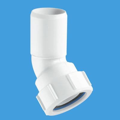 Mcalpine Basin Waste 45 Degree Bend Plain End MS20L - 38003201