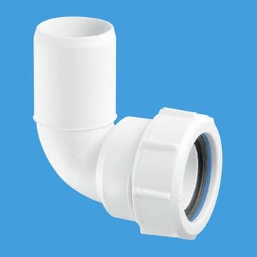 McAlpine Basin Waste Pipe Bend with Plain End MS4L - 38003203