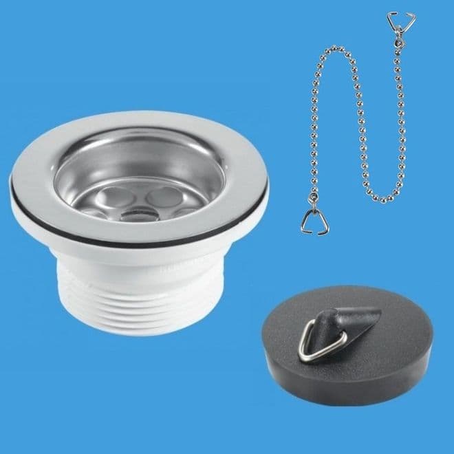 McAlpine Bath / Kitchen Sink 70mm Flange Waste BSW10PC - 74001040